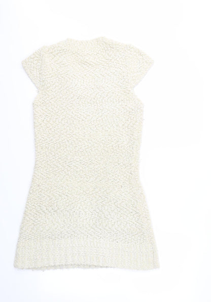 New Look Womens Ivory   Fit & Flare  Size 12