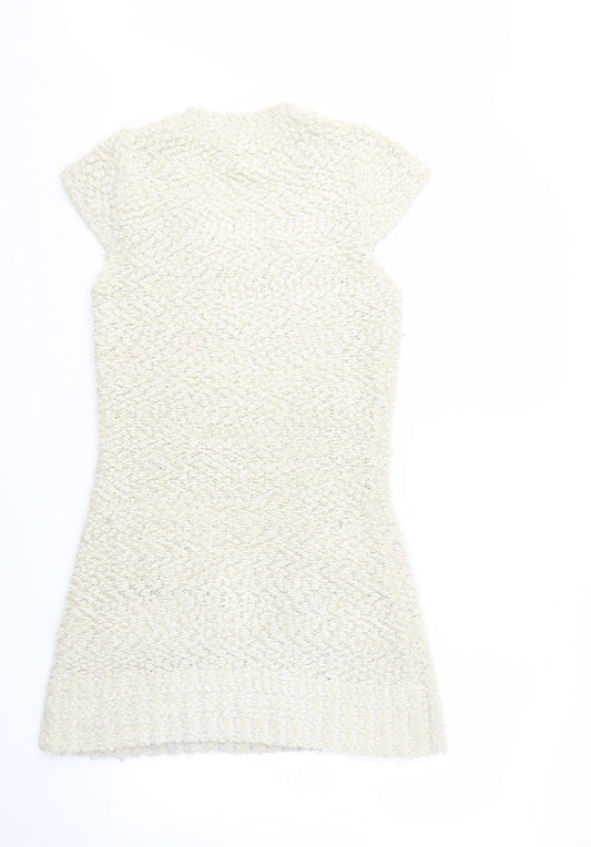 New Look Womens Ivory   Fit & Flare  Size 12