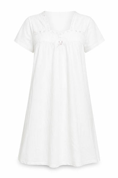 M&S Womens White   Fit & Flare  Size 12