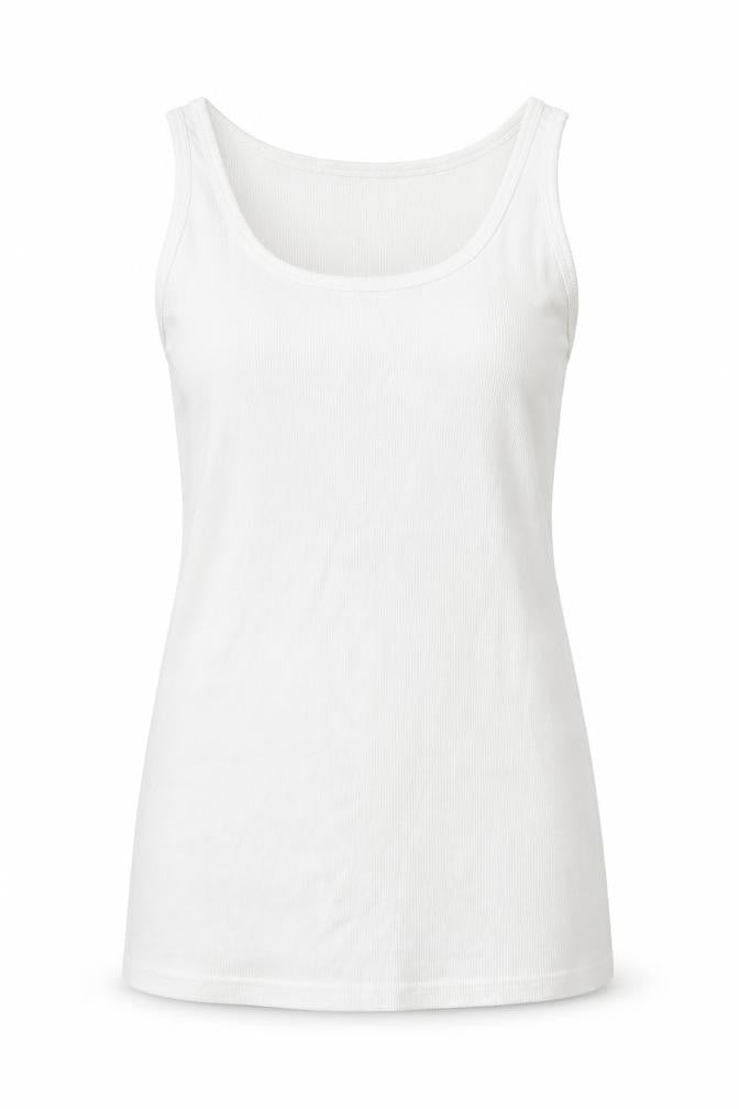 Womens UK Size 14 SOUTH White Basic T-Shirt