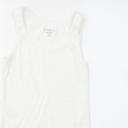 Womens UK Size 14 SOUTH White Basic T-Shirt