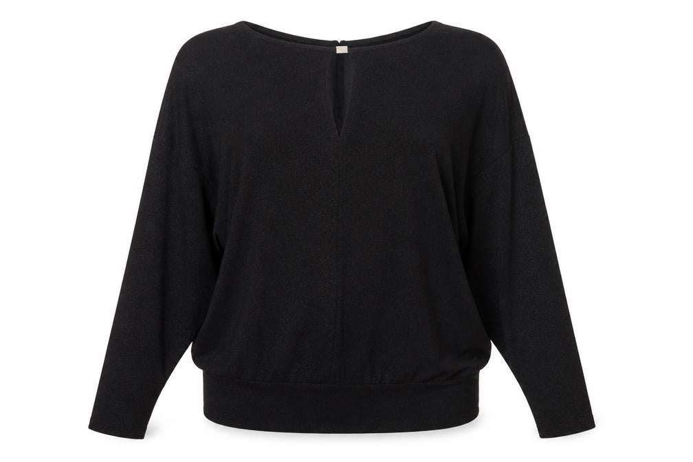 Womens UK Size 16 Wallis Black Basic Blouse