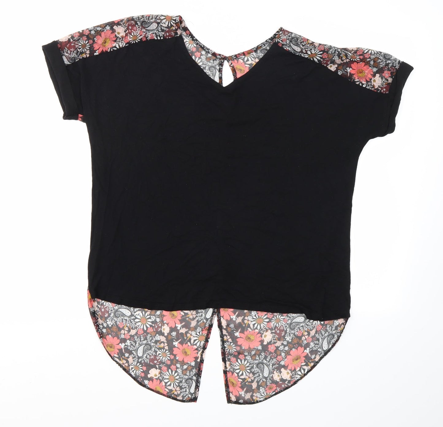 F&F Womens Multicoloured Floral  Basic Blouse Size 12