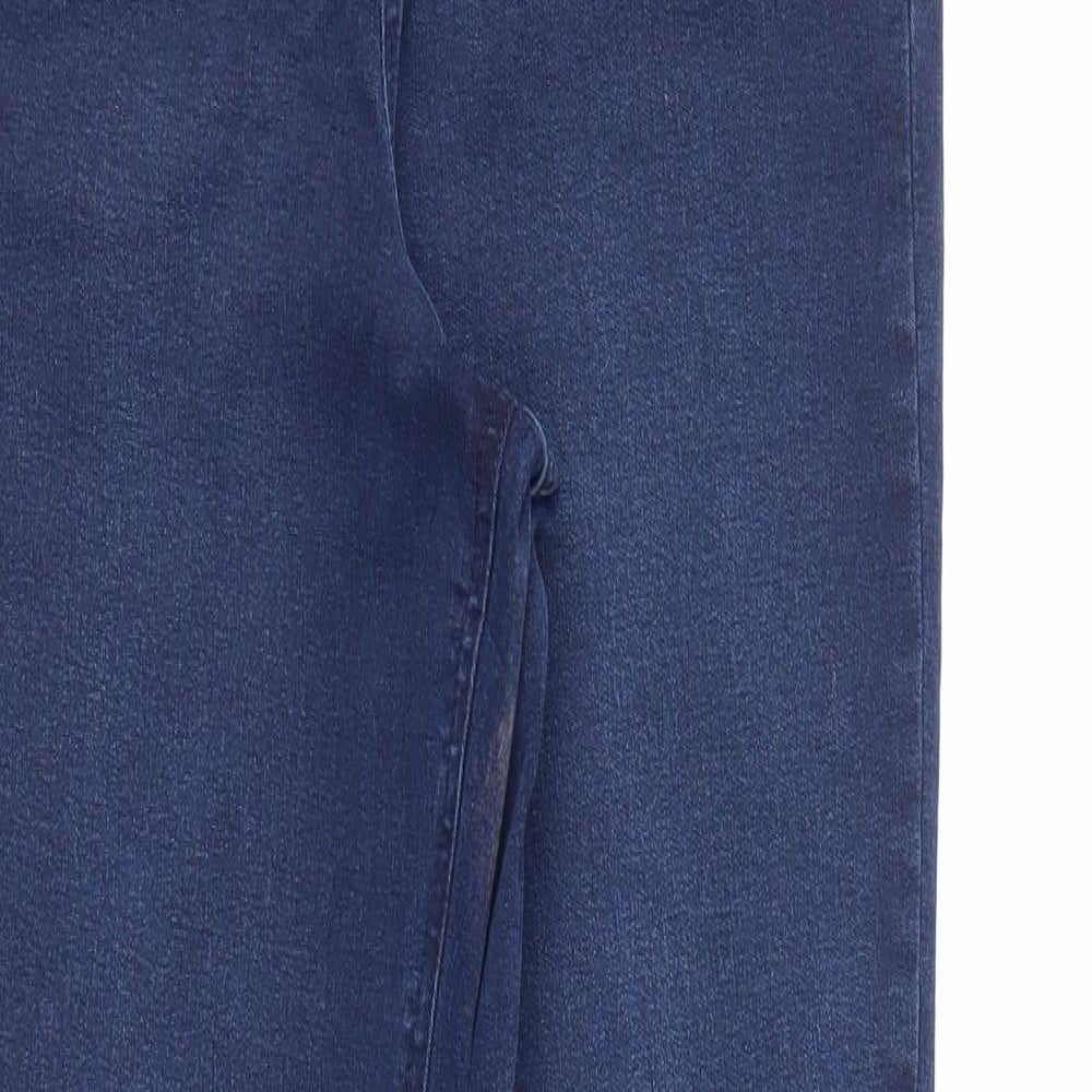 F&F Womens Blue   Skinny Jeans Size 10 L29 in - STRECHY WAISTBAND