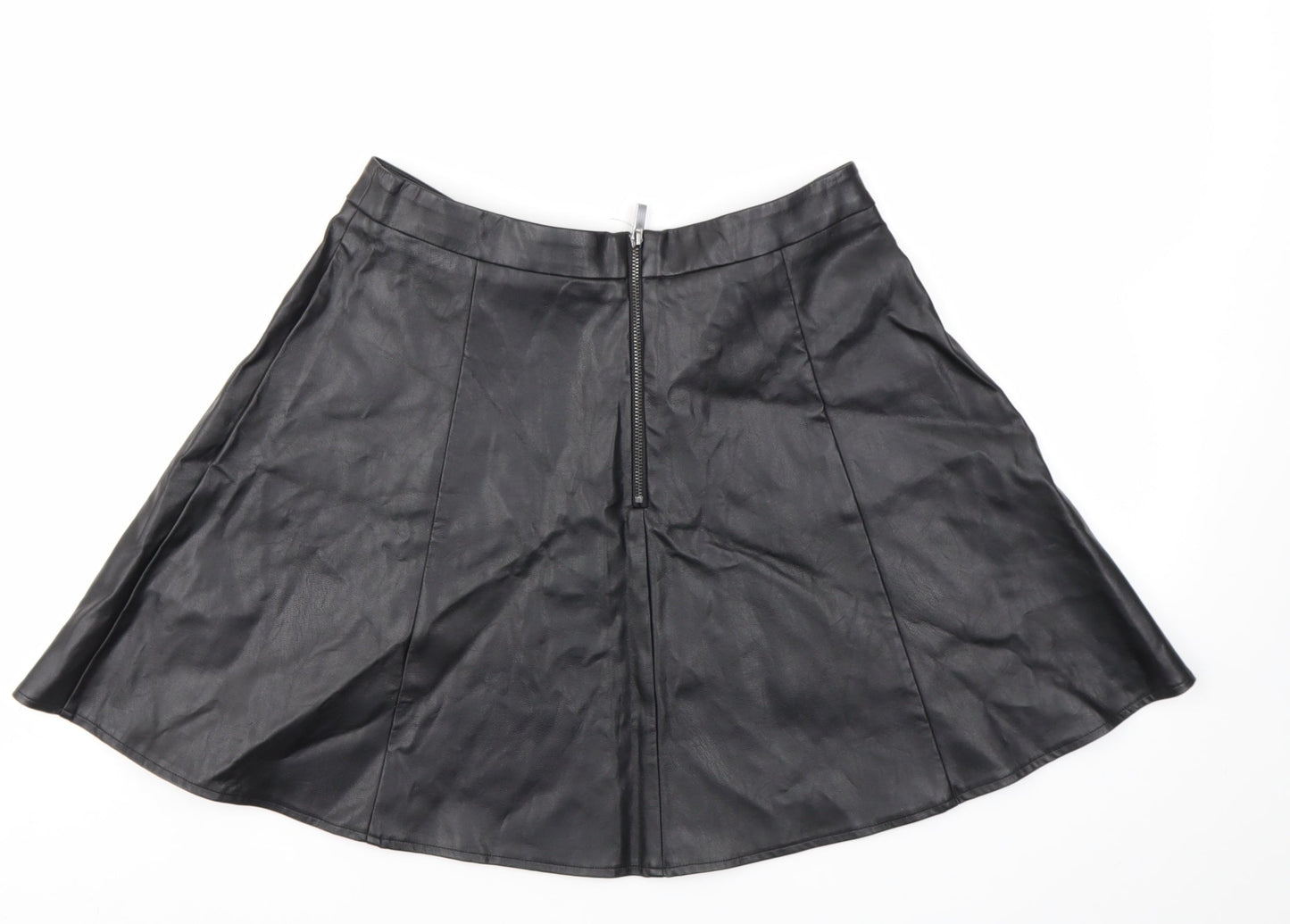 Oasis Womens Black   Flare Skirt Size 10