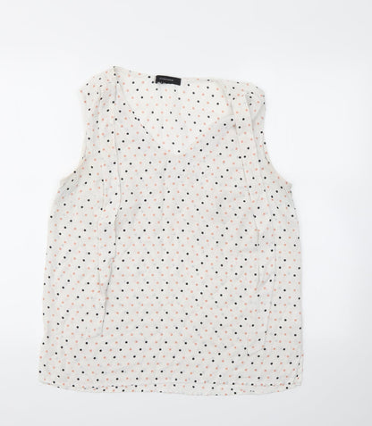 Primark Womens Multicoloured Polka Dot  Basic Blouse Size 12
