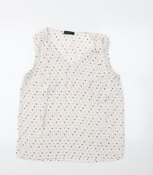 Primark Womens Multicoloured Polka Dot  Basic Blouse Size 12