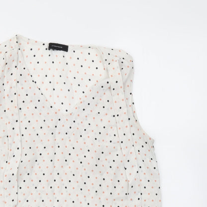 Primark Womens Multicoloured Polka Dot  Basic Blouse Size 12