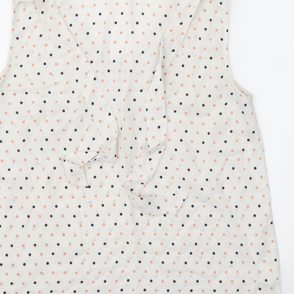 Primark Womens Multicoloured Polka Dot  Basic Blouse Size 12