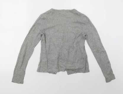 Womens UK Size M Old Navy Grey Cardigan Jumper
