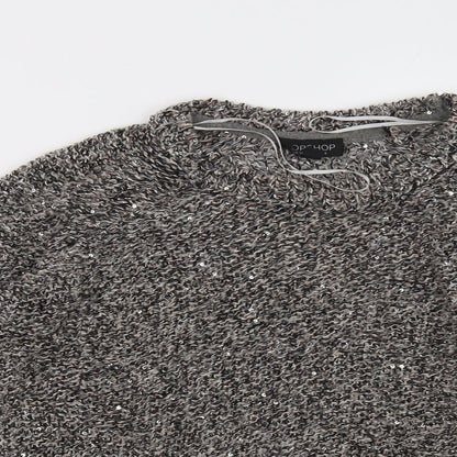 Topshop Womens Brown   Pullover Sweatshirt Size 6