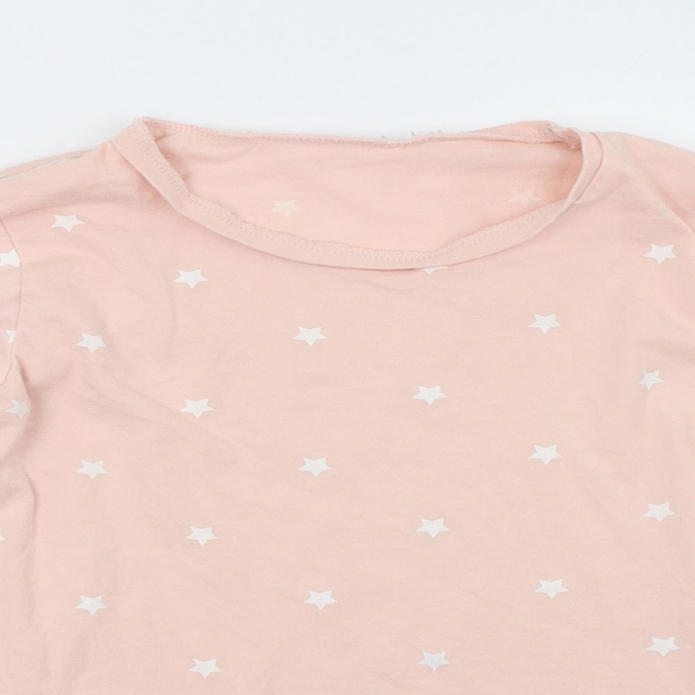 George Girls Pink Polka Dot   Pyjama Top Size 12 Years