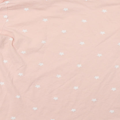 George Girls Pink Polka Dot   Pyjama Top Size 12 Years