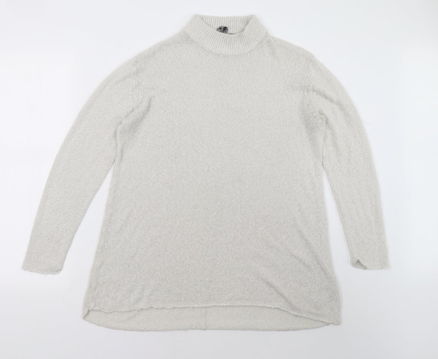 H&M Womens Beige   Pullover Sweatshirt Size M