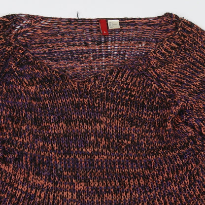 H&M Womens Pink   Pullover Sweatshirt Size L