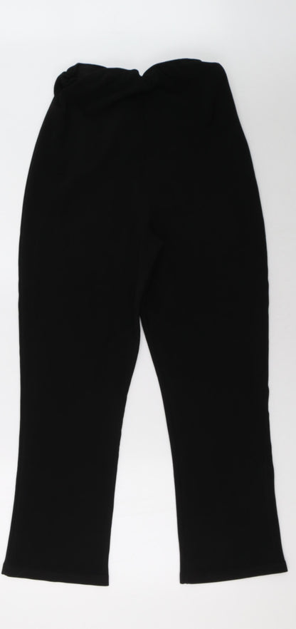 Prewworn Womens Black   Trousers  Size L L28 in