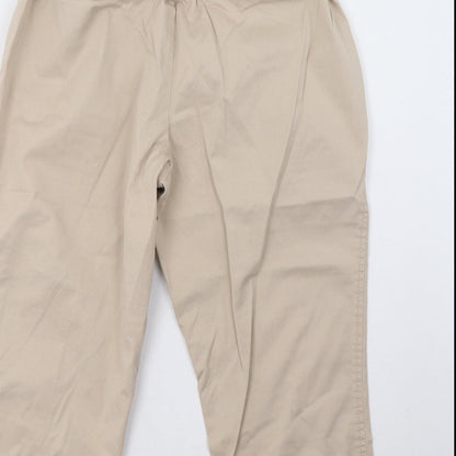 Motherhood Maternity Womens Beige   Cropped Trousers Size L L24 in