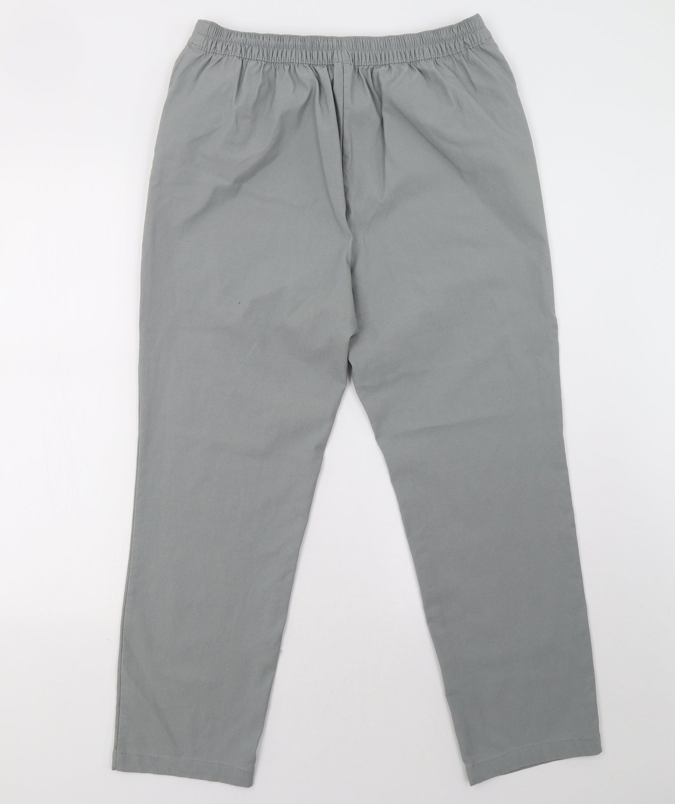 Womens UK Size 18 Preworn Regular Fit  Grey Trousers