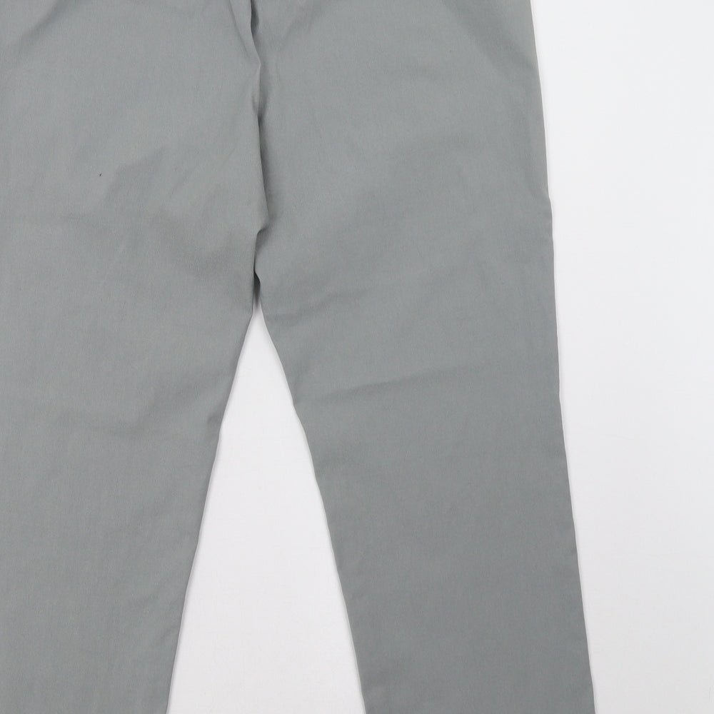 Womens UK Size 18 Preworn Regular Fit  Grey Trousers