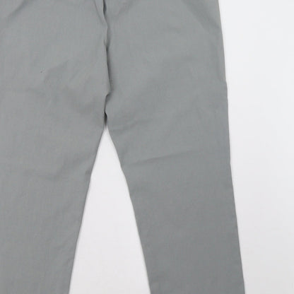 Womens UK Size 18 Preworn Regular Fit  Grey Trousers