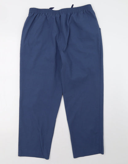 trevira Womens Blue   Trousers  Size 18 L28 in