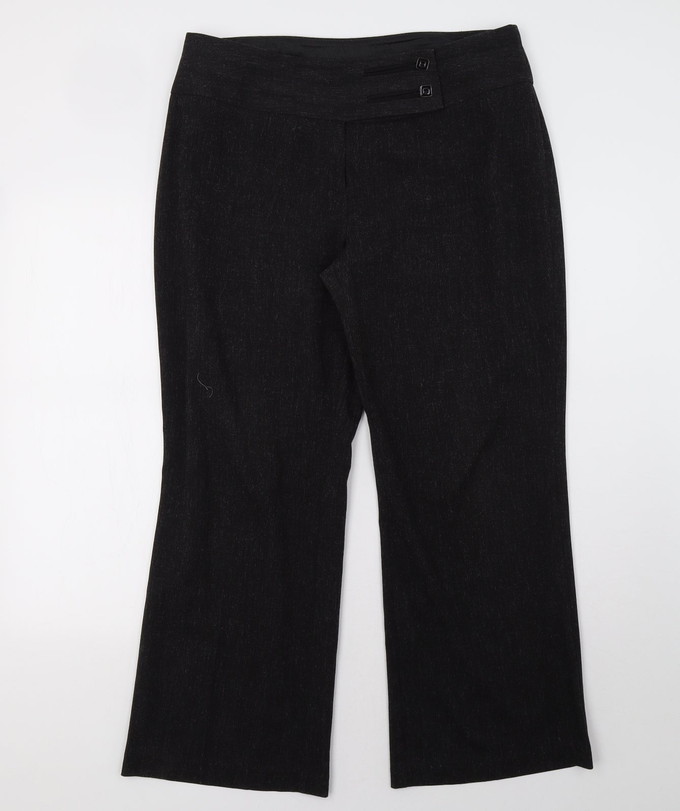 Womens UK Size 14 Marks and Spencer Regular Fit  Black Trousers
