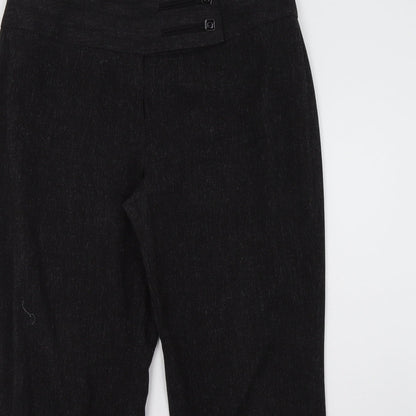 Womens UK Size 14 Marks and Spencer Regular Fit  Black Trousers