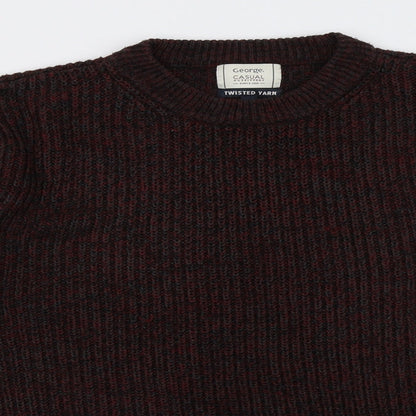 George Mens Red   Pullover Sweatshirt Size M