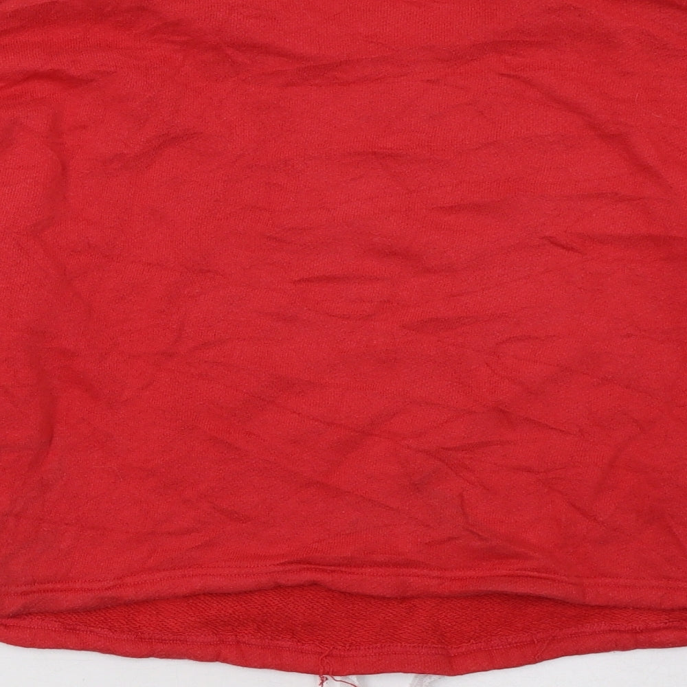 Womens UK Size S FOREVER 21 Red Pullover Sweatshirt