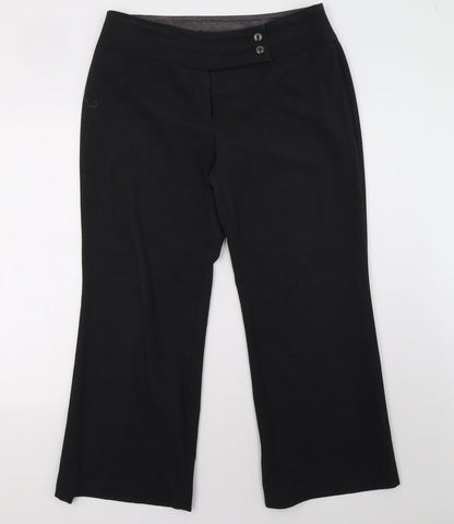 Womens UK Size 14 Marks and Spencer Regular Fit  Grey Trousers