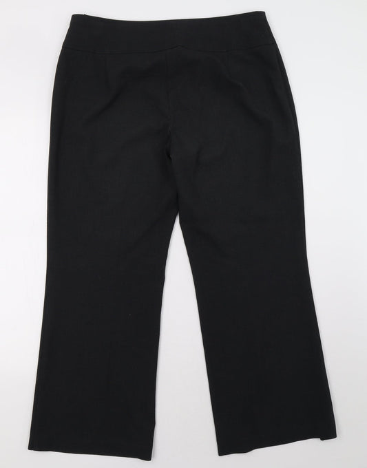 Womens UK Size 14 Marks and Spencer Regular Fit  Grey Trousers