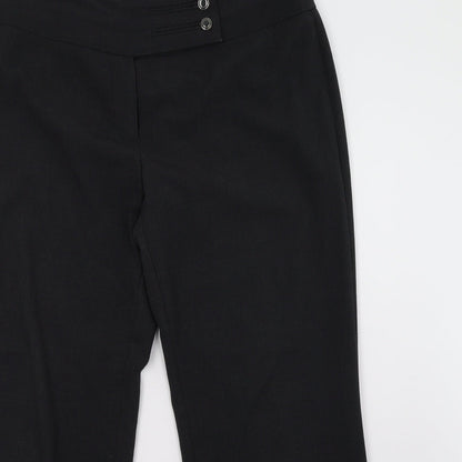 Womens UK Size 14 Marks and Spencer Regular Fit  Grey Trousers