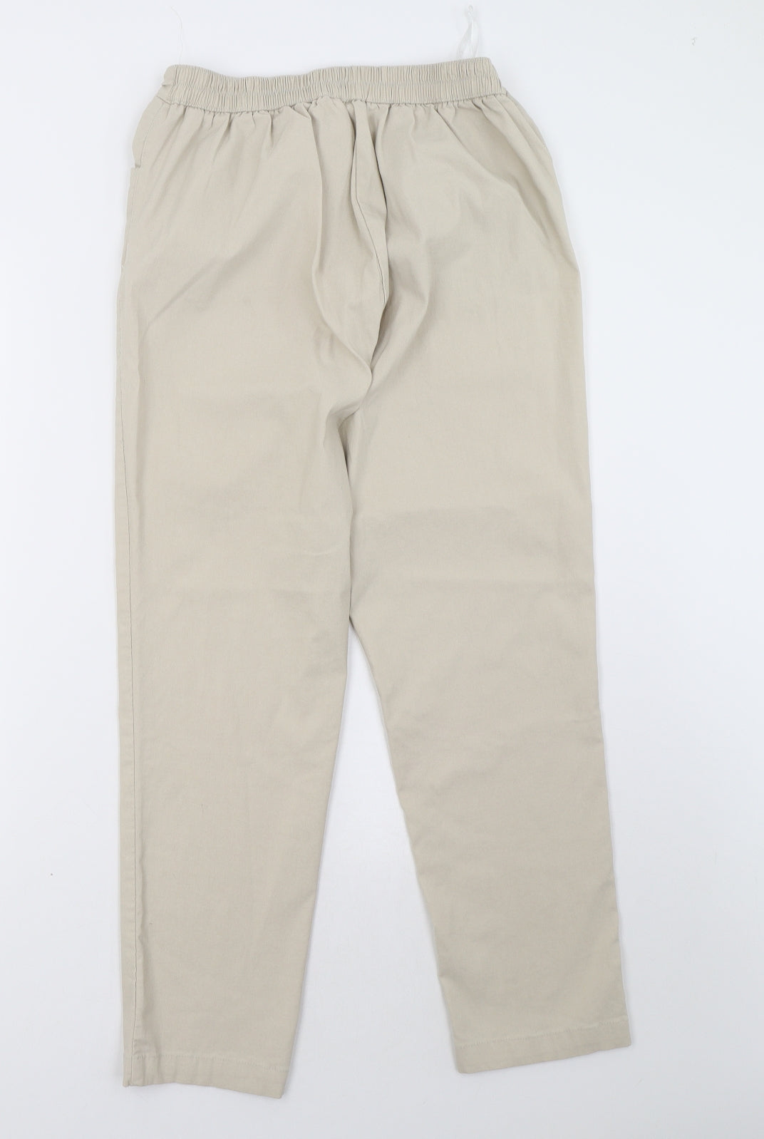 Womens UK Size 18 Preworn Regular Fit  Beige Trousers