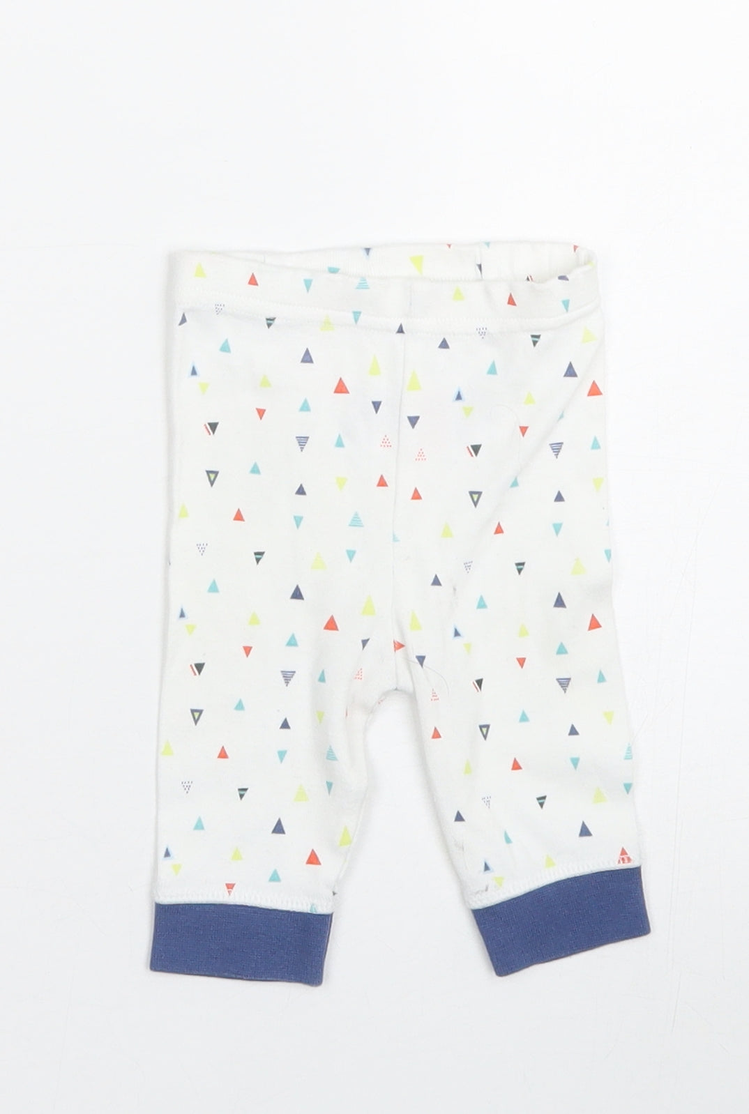 Mothercare Baby White Polka Dot  Capri Trousers Size 0-3 Months  - 0-1 Months
