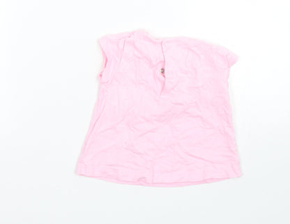 Just One You Girls Pink   Basic T-Shirt Size 9-12 Months