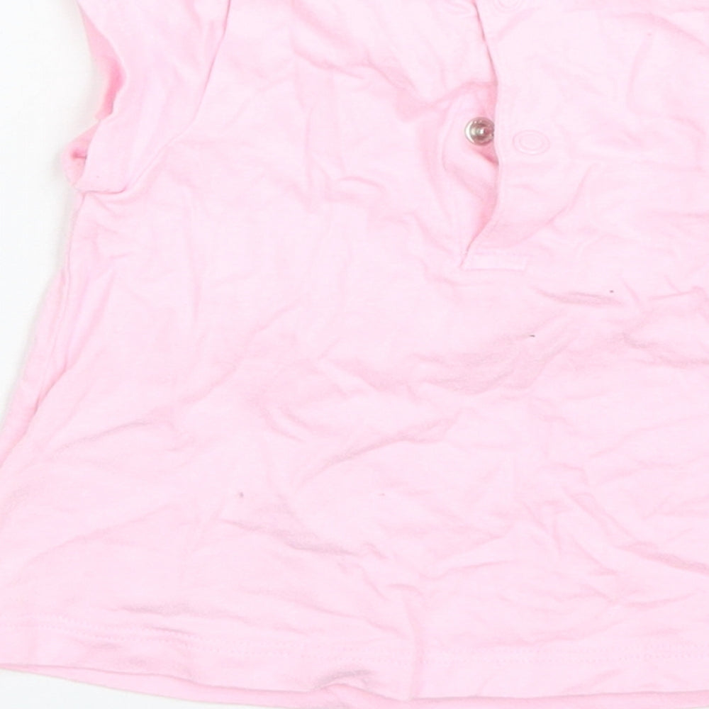 Just One You Girls Pink   Basic T-Shirt Size 9-12 Months