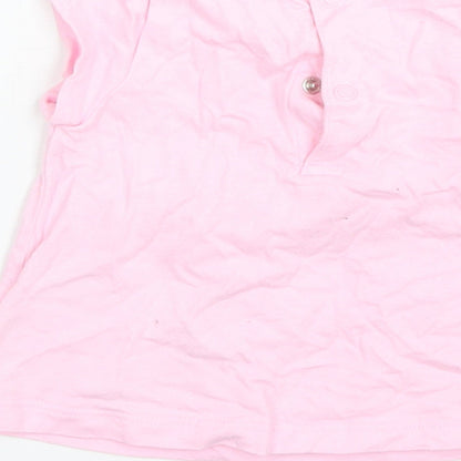 Just One You Girls Pink   Basic T-Shirt Size 9-12 Months