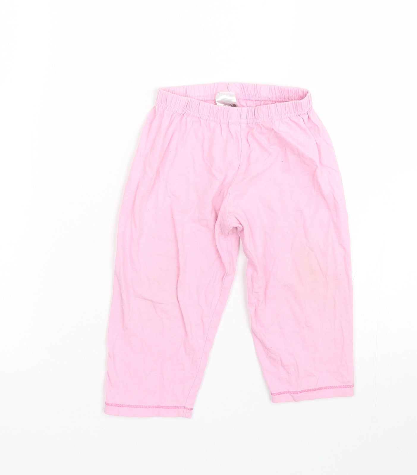 Preworn Girls Pink   Cami Pyjama Pants Size 12-18 Months