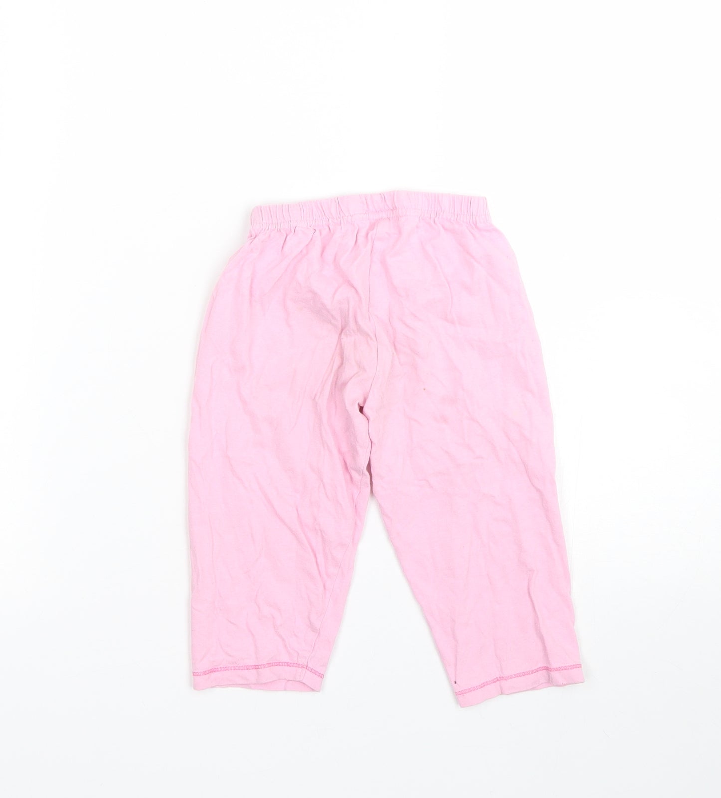Preworn Girls Pink   Cami Pyjama Pants Size 12-18 Months