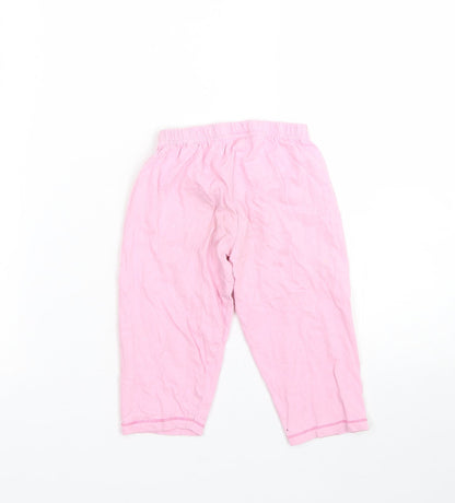 Preworn Girls Pink   Cami Pyjama Pants Size 12-18 Months
