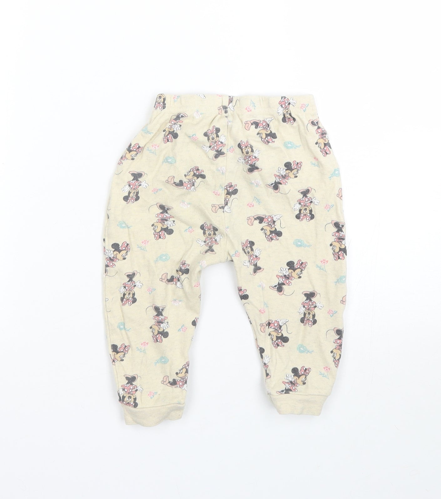 George Girls Beige   Cami Pyjama Pants Size 12-18 Months  - Minnie mouse