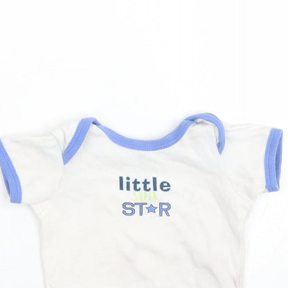 Little loud Baby White   Babygrow One-Piece Size 0-3 Months