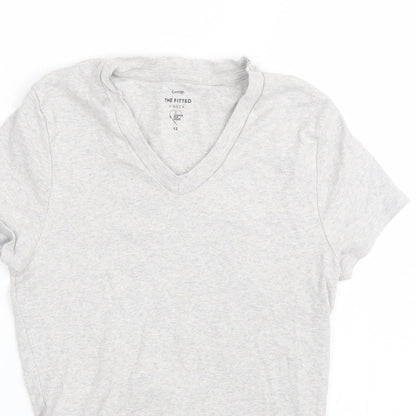 George Womens Grey   Basic T-Shirt Size 12