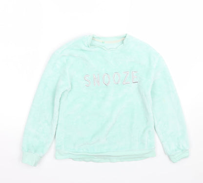 George Girls Green   Top Pyjama Top Size 9-10 Years