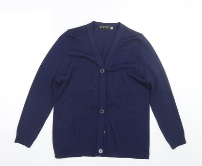 Elegant Body Womens Blue   Cardigan Jumper Size L