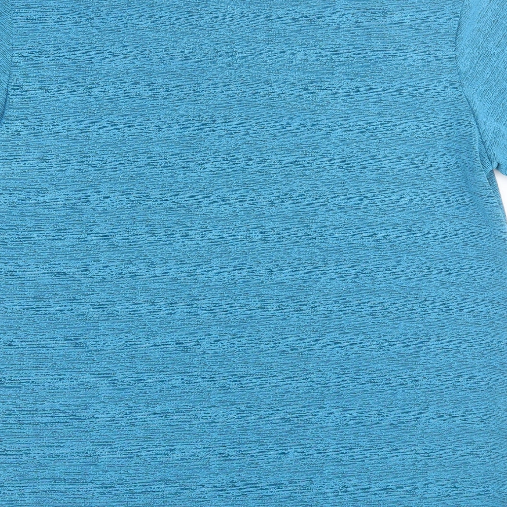 Womens UK Size L Exclusive Blue Basic T-Shirt