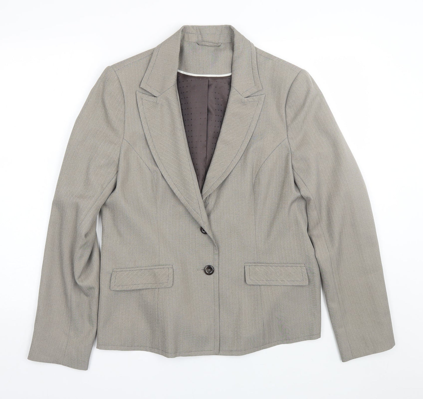 F&F Womens Brown   Jacket Suit Size 16