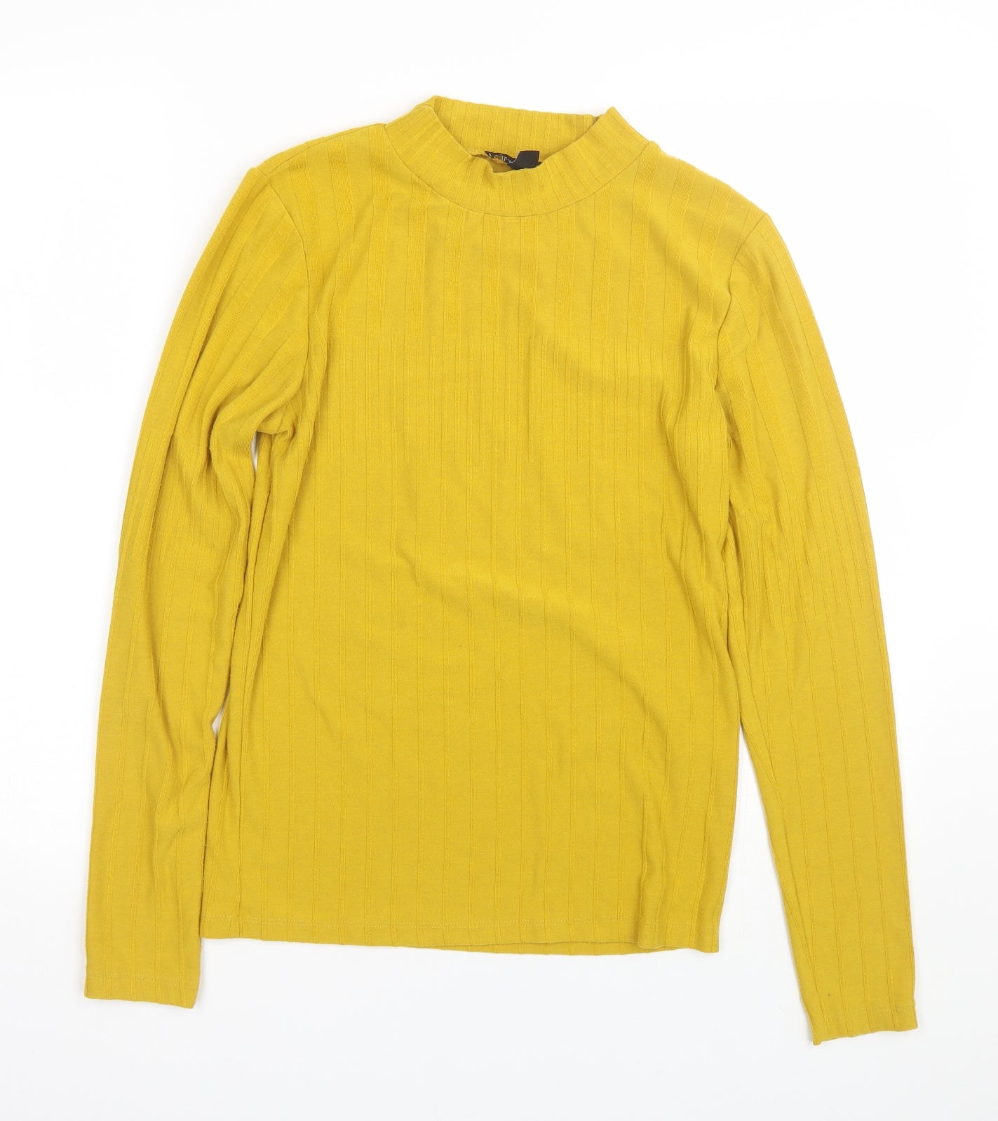 Womens UK Size 14 New Look Yellow Pullover Jumper