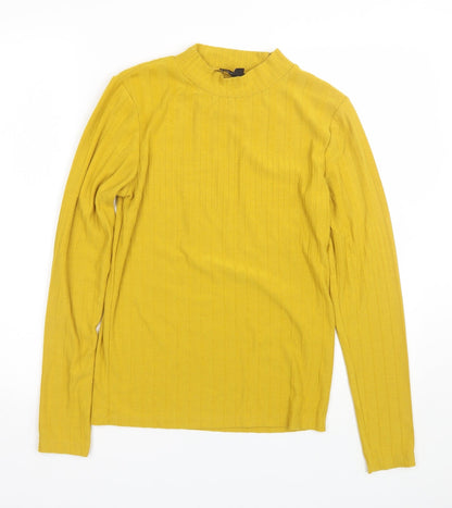 Womens UK Size 14 New Look Yellow Pullover Jumper