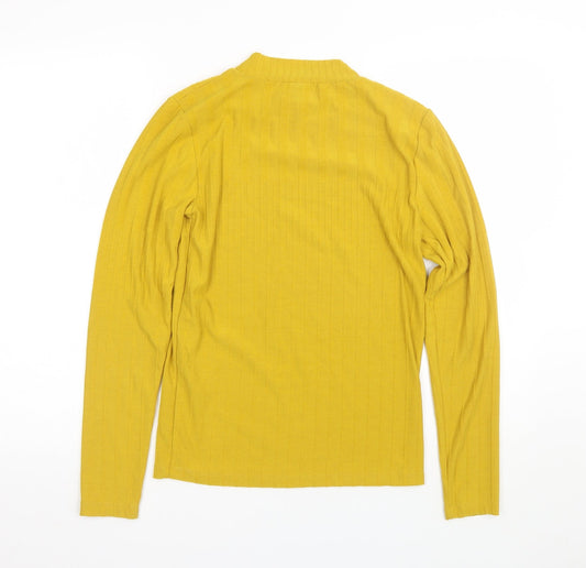 Womens UK Size 14 New Look Yellow Pullover Jumper